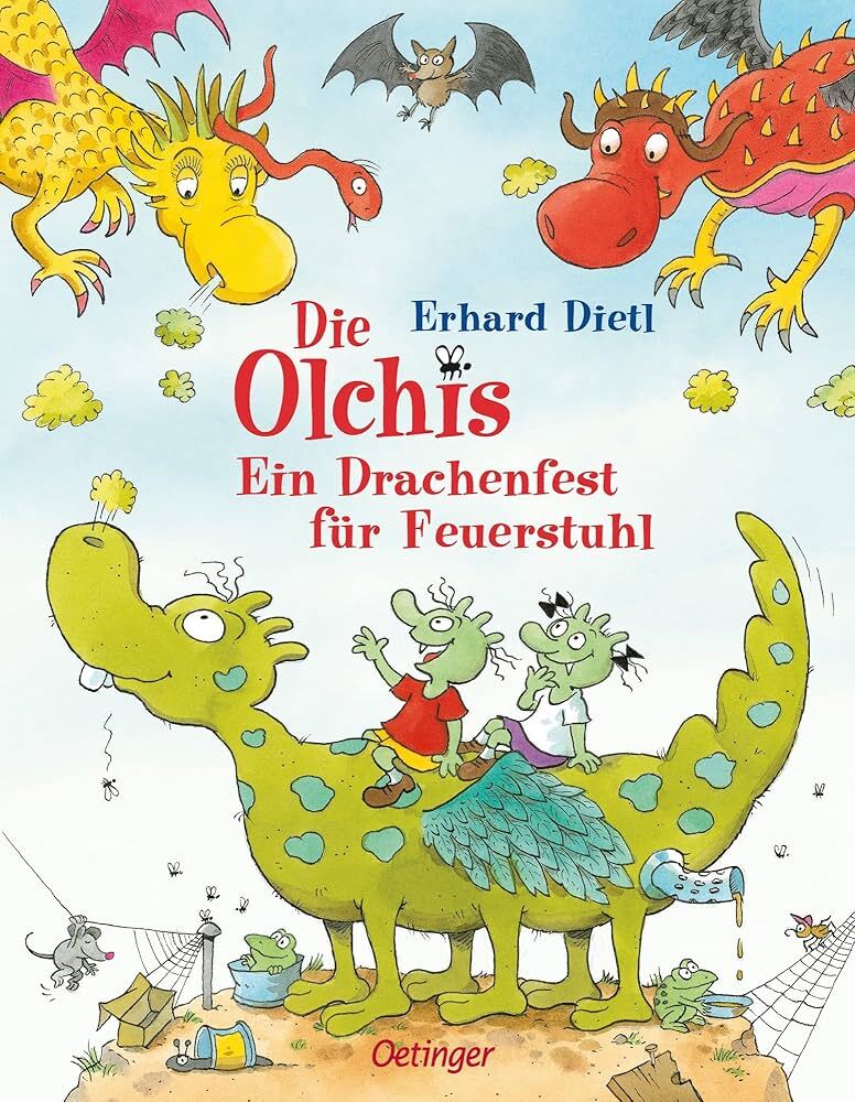 Buchcover "Die Olchis - Ein Drachenfest f&uuml;r Feuerstuhl"